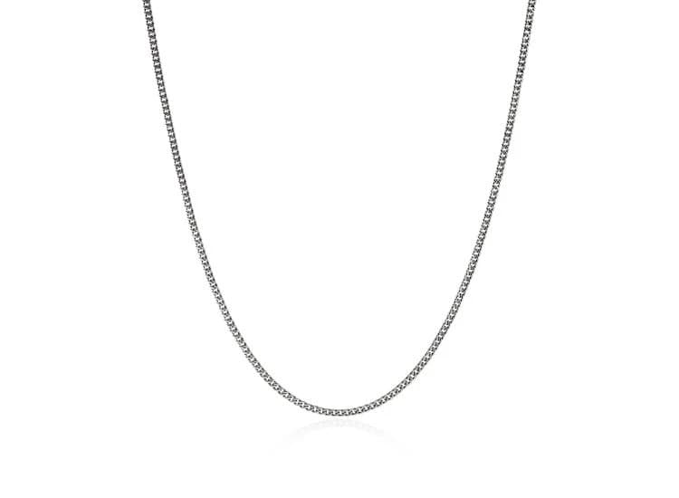 John Hardy Curb Chain Necklace, 2.1mm-26-Inch-in Sterling Silver