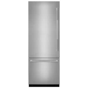 JennAir Rise 30 in. Built-In Bottom Mount Refrigerator Panel Kit Left Hand Swing-Stainless Steel