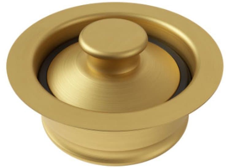 Aspect Drain Disposal Flange with Stopper, Chardonnay