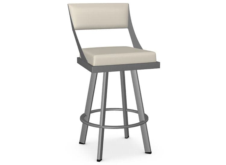 Amisco Fame Oyster/Dayglam Swivel Counter Stool