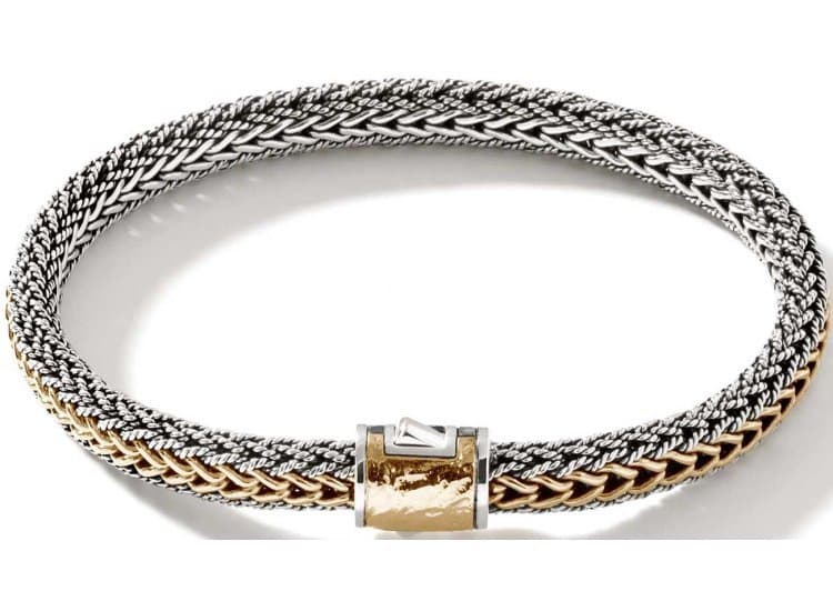 John Hardy Icon Bracelet, 7mm-Size Large-in Gold and Sterling Silver