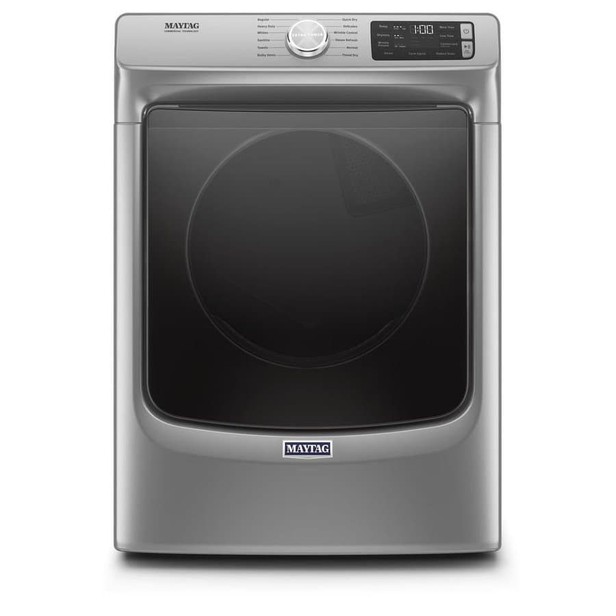 Samsung Bespoke 7.6-cu ft Stackable Vented Gas Dryer with Steam Cycle ( Brushed Navy )