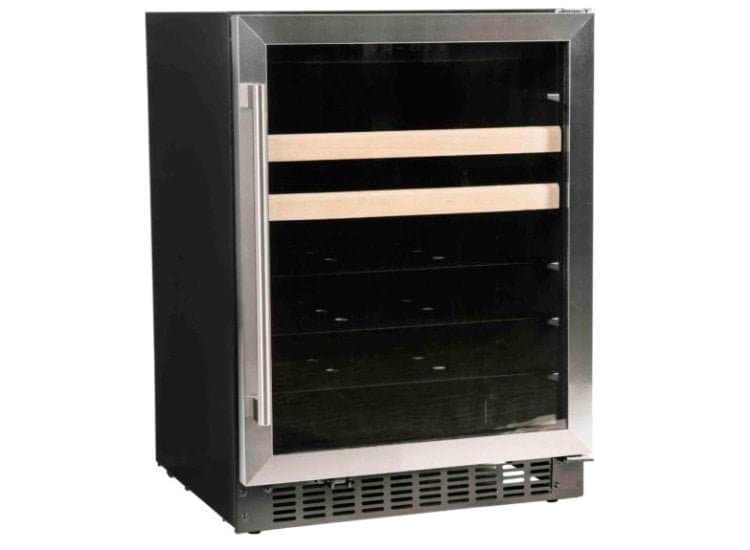 Azure 5.1 Cu. Ft. Beverage Center 24-Inch Wide, Glass Door with Stainless Frame