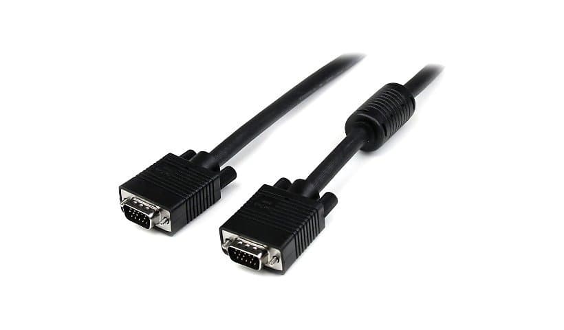 StarTech 30 ft Coax High Resolution Monitor VGA Cable-HD15 M/M-30ft HD15 to HD15 Cable-30ft VGA Monitor Cable