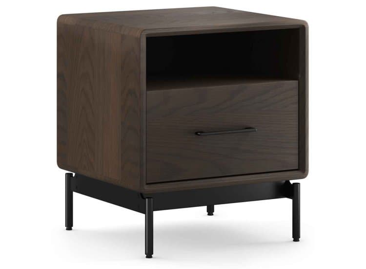 BDI Linq Bedroom Nightstand 22-Inch, Toasted Oak