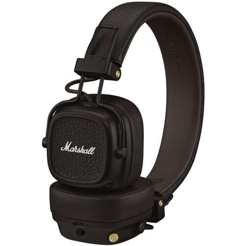 Marshall Major V On-Ear Wireless Bluetooth Headphones (Brown)