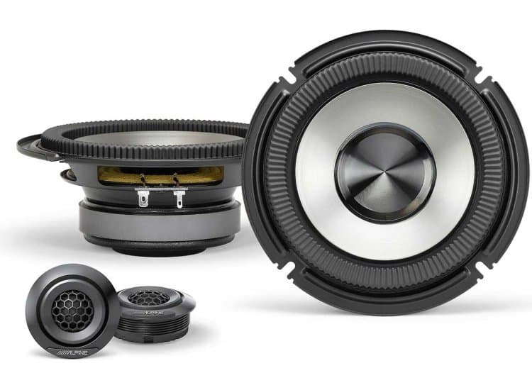Alpine BassRev 6.5-Inch Component Speaker Set