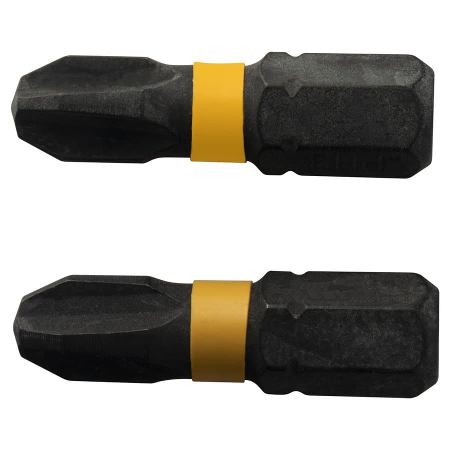 DEWALT FlexTorq 1/4-in x 1-in Phillips Impact Driver Bit 2 -Piece