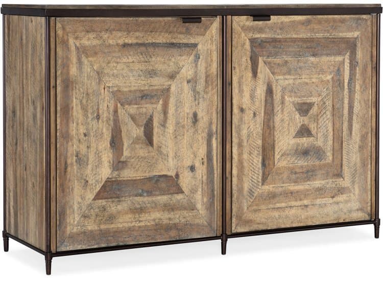 Hooker Furniture Living Room St. Armand Door Chest, Light Natural