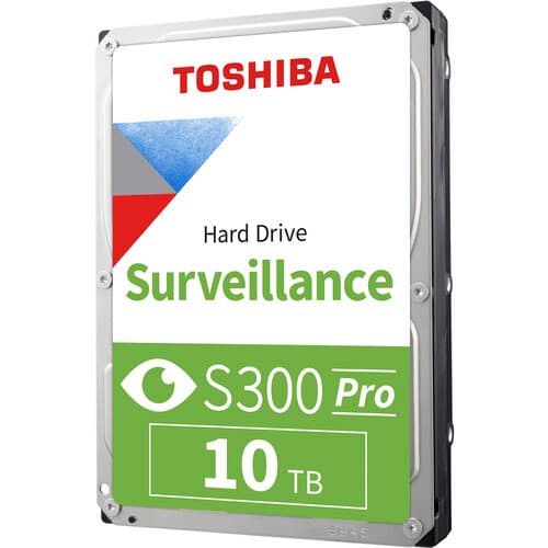 Toshiba 10TB S300 PRO 7200 rpm SATA III 3.5" Internal Surveillance HDD