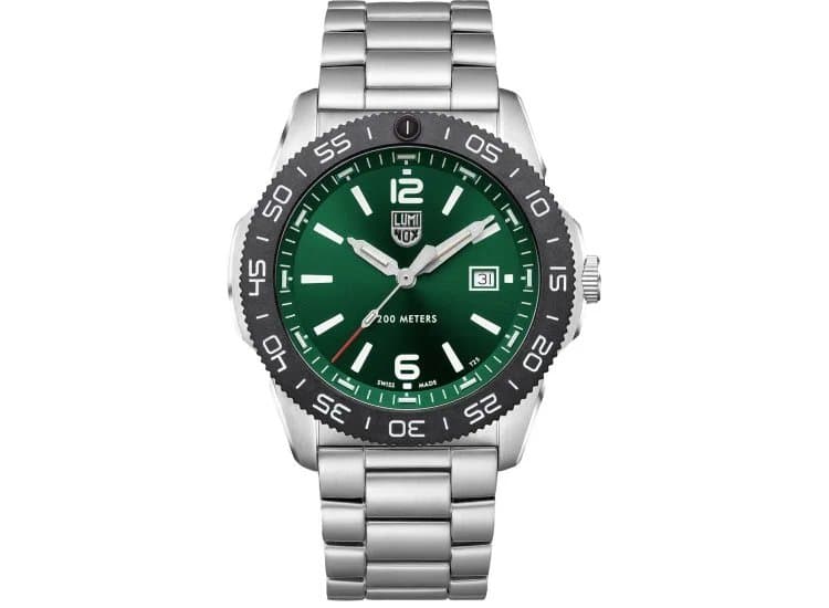 Luminox Sea Series Pacific Diver Quartz Watch, Green Dial, 44mm