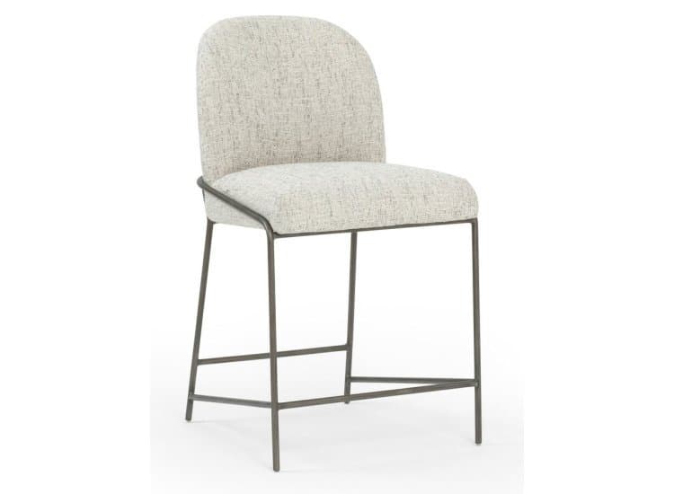 Four Hands Astrud Counter Stool, Lyon Pewter Fabric