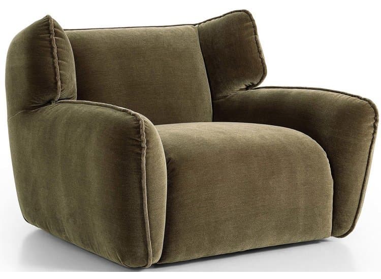 Four Hands Garland Swivel Chair, Monte Olive Fabric