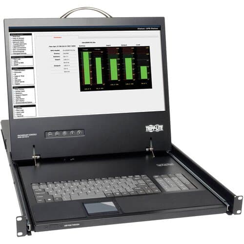 Tripp Lite B021-000-19 1RU Rackmount Console with 19" LCD Display