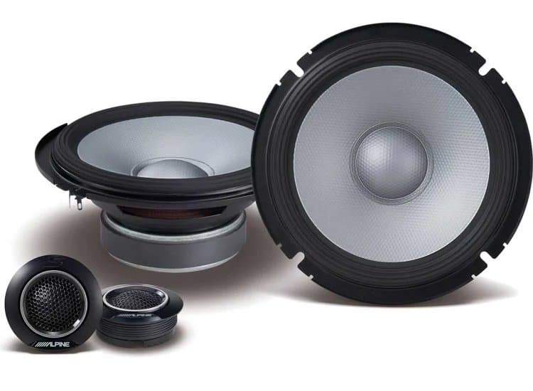Alpine S-Series 6.5-Inch Component 2-Way Speaker Set (Pair)