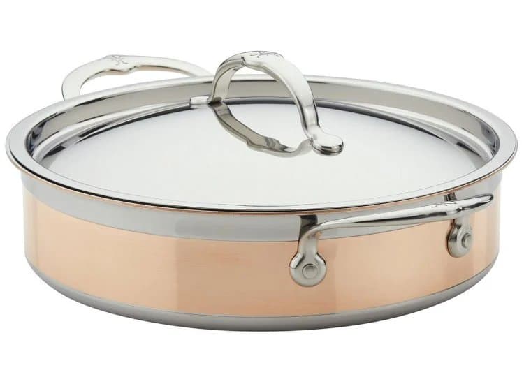 Hestan CopperBond 3.5 Qt. Induction Copper Sauteuse