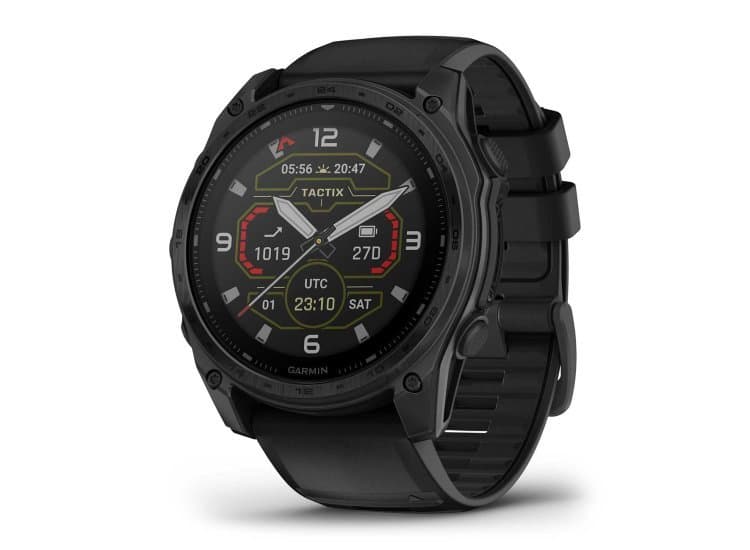 Garmin tactix 8 Solar Elite Smartwatch 51mm Black Case with Black/Pebble Gray Band