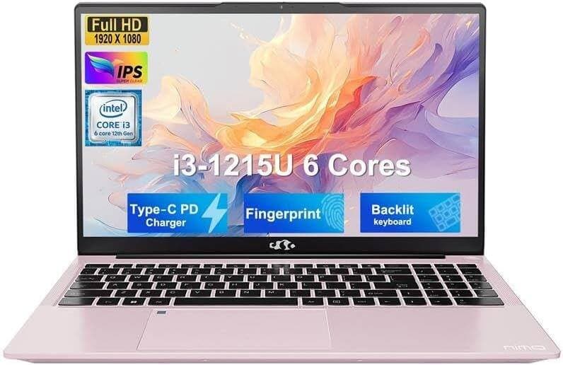 NIMO 15.6" IPS FHD-Laptop Intel 6 Cores i3-1215U 32GB RAM 512GB SSD 4.4GHz
