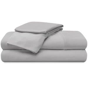 BEDGEAR Ver-Tex Performance Split King/Split Cal King Size Sheet Set-Light Grey