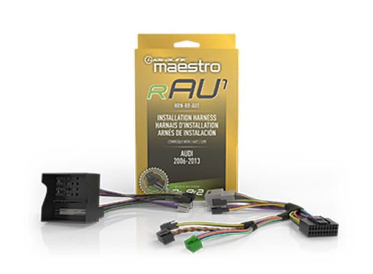 iDatalink Maestro AU1 Plug And Play T-Harness For Select Audi Models 2004 To 2014