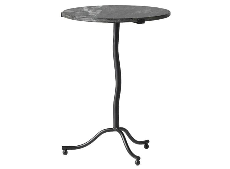 Four Hands Sophie End Table, Black Marble