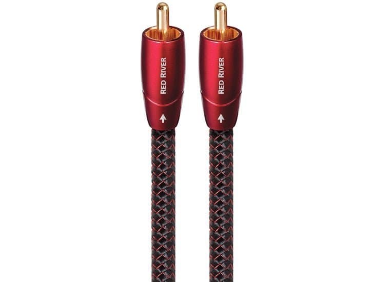 AudioQuest 3.3 Feet Red River RCA Interconnect Cable