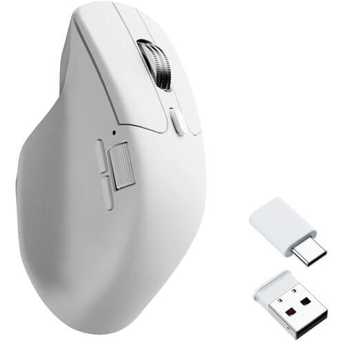 Keychron M6 Ultra Silent Wireless Mouse (1K Polling, White)