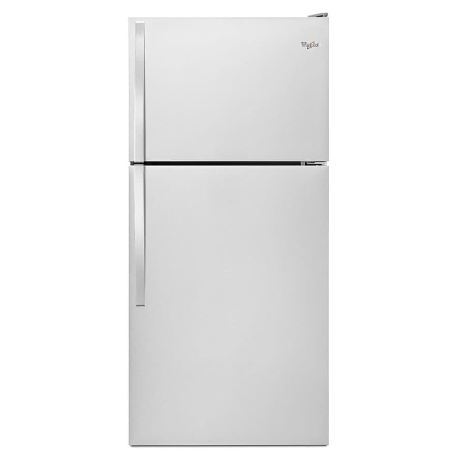 Hisense Top Mount 18-cu ft Standard-Depth 30-in Wide Top-Freezer Refrigerator ( Stainless Steel ) Garage Ready ENERGY STAR Certified