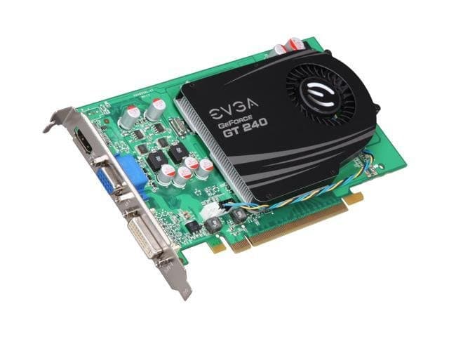 EVGA GeForce GT 240 Graphics Card 01G-P3-1246-LR