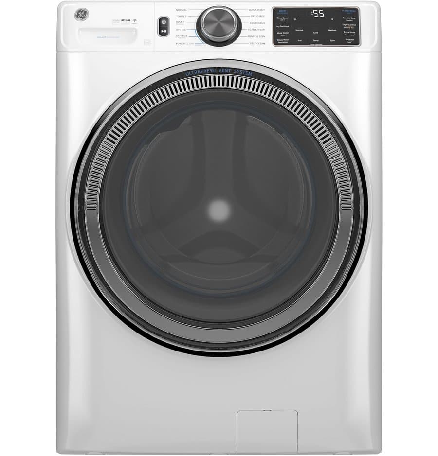 GE UltraFresh Vent System Stackable Large ( 4.6-cu ft ) Front-Load Washer ( Carbon Graphite )