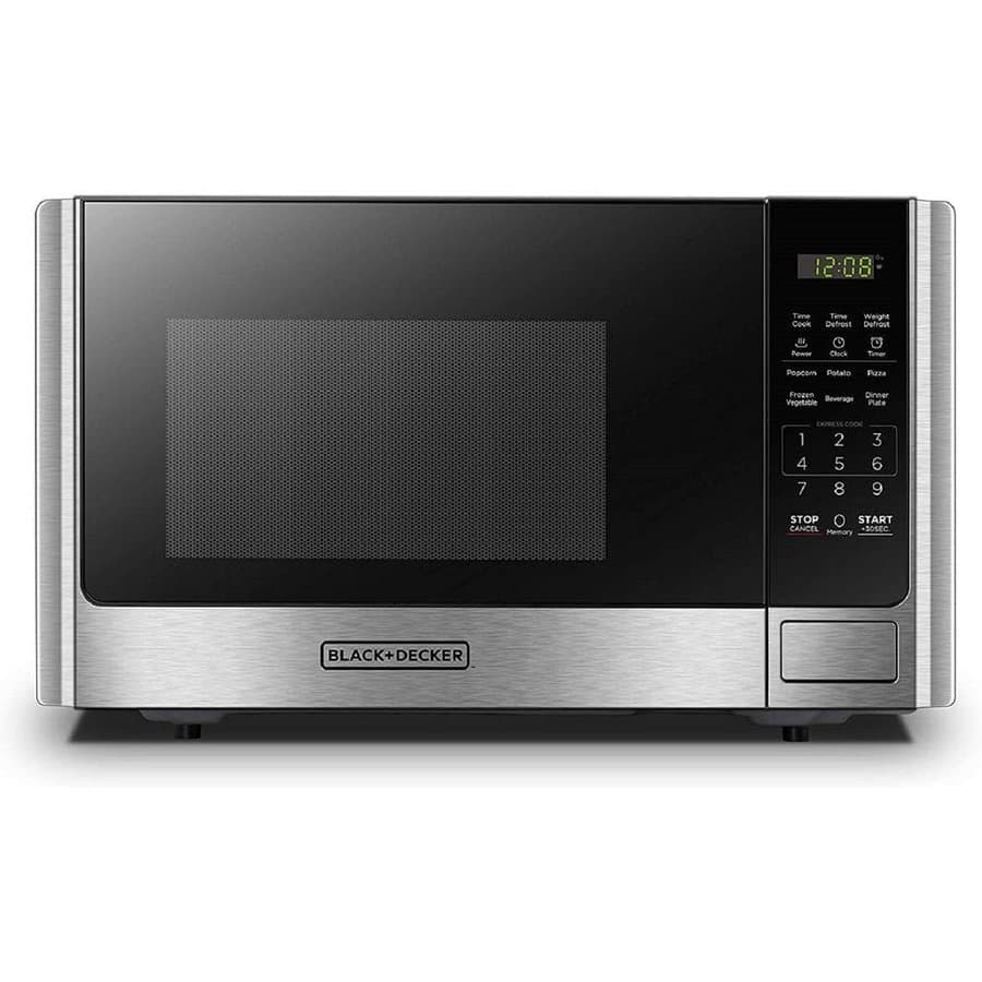 BLACK+DECKER 0.9 Countertop Microwaves 900 Stainless Steel
