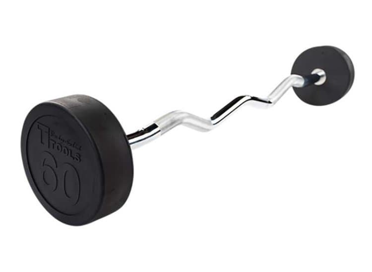 Body-Solid 60 lb Fixed Weight EZ Curl Barbell
