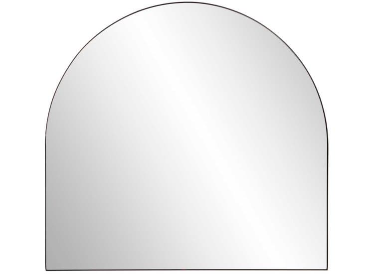Howard Elliott Van Buren Arched Mirror, Brushed Black Finish