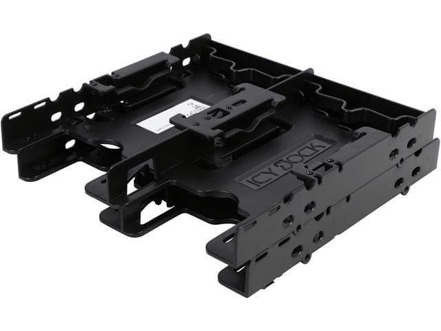 ICY DOCK 4 x 2.5" HDD / SSD Bracket Mount Kit Adapter for 5.25” Drive Bay-FLEX-FIT Quattro MB344SP