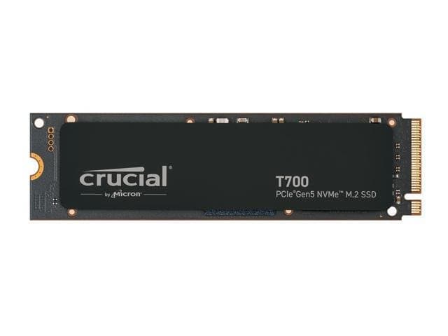 Crucial T700 GEN5 NMVE M.2 SSD 2280 1TB PCI-Express 5.0 x4 TLC NAND² Internal Solid State Drive (SSD) CT1000T700SSD3