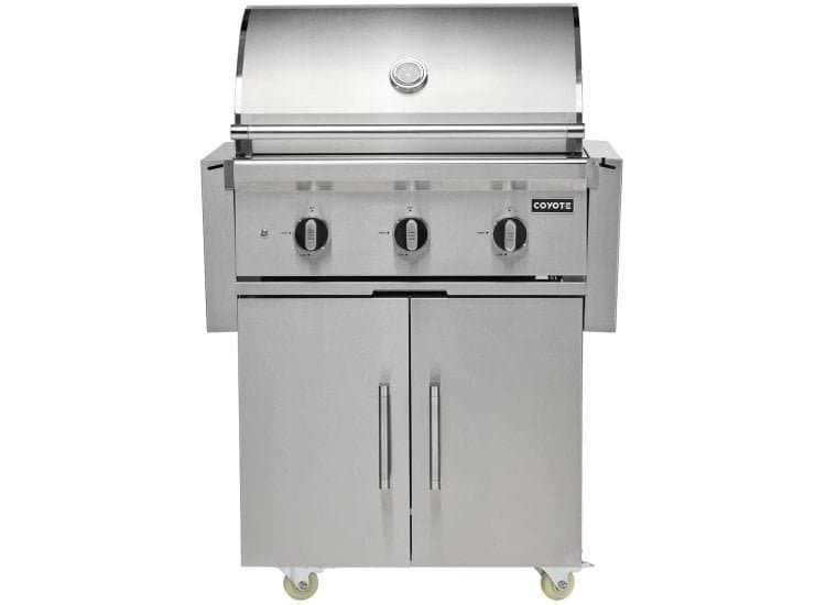 Coyote C-Series Freestanding Liquid Propane Gas Grill 30-Inch, Stainless Steel