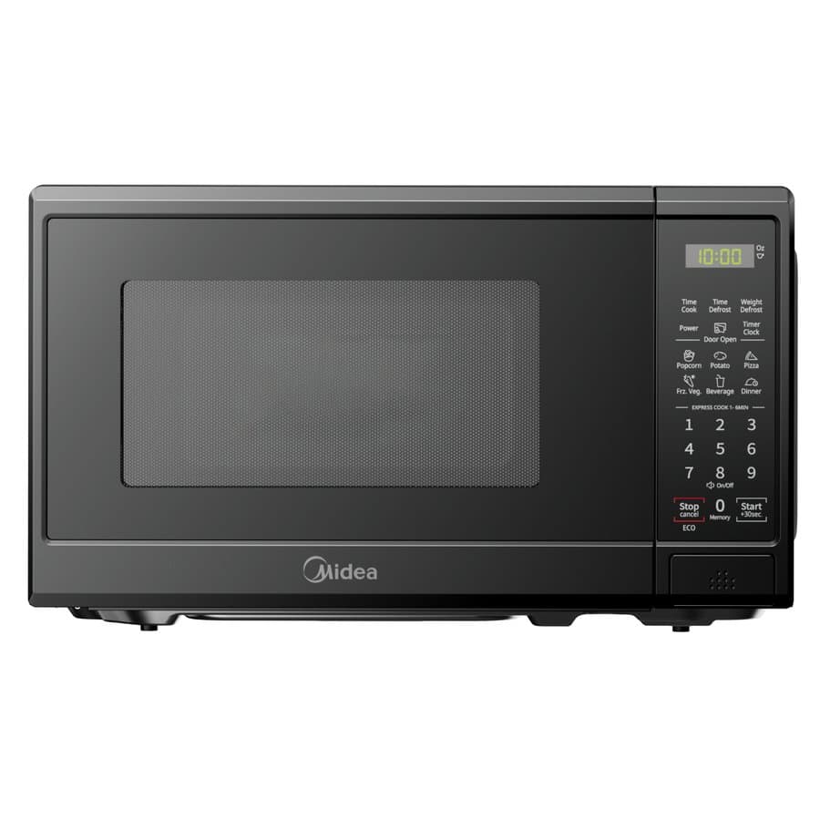 Midea 0.7-cu ft 700 -Watt Countertop Microwave ( Black )