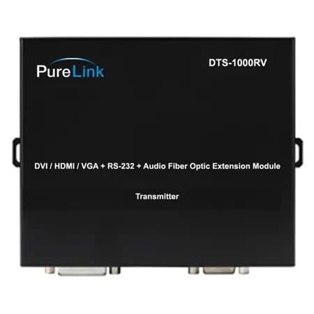 PureLink HDTools DVI, VGA + Audio, RS-232 to 4 LC Fiber + CATx Full HD Extender Transmitter, 25-165 MHz