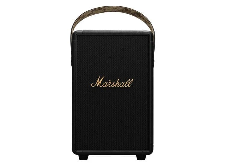 Marshall Tufton Black/Brass Portable Bluetooth Loudspeaker-1006118