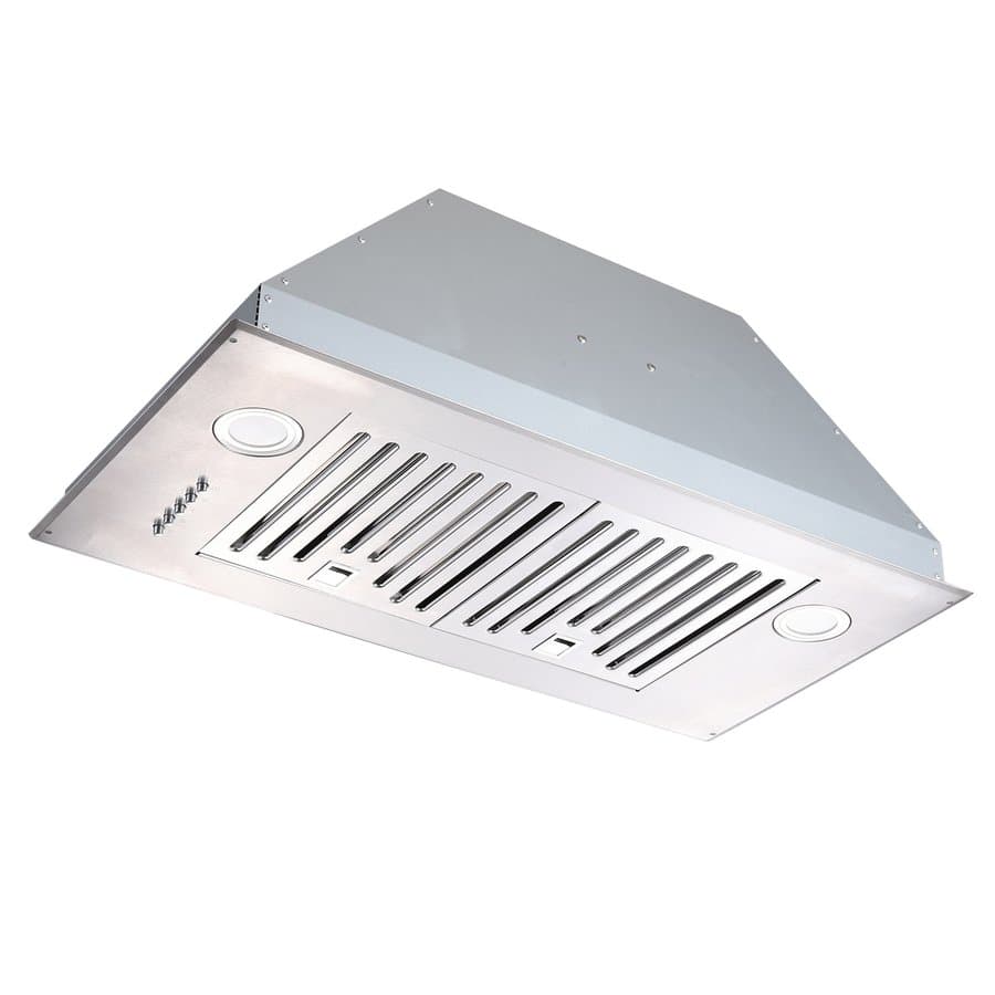 Kahomvis 30 inch Ductless 600-CFM Recirculating stainless steel Insert Under Cabinet Range Hood