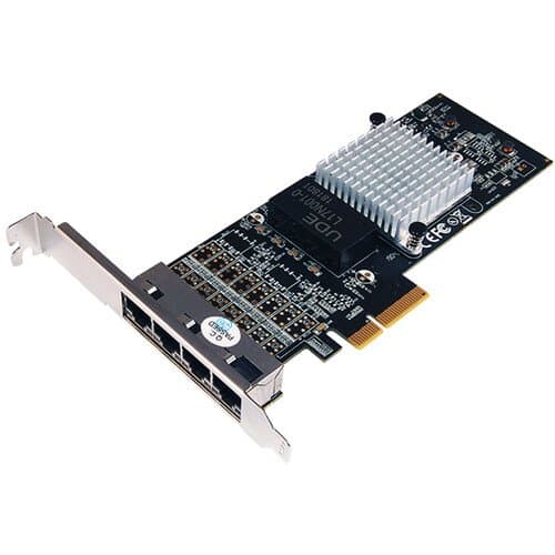 STL N-580 4-Port Gigabit Ethernet PCIe Network Adapter Card