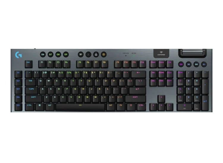 Logitech G915 X Lightspeed Gaming Keyboard Clicky Wireless, Black