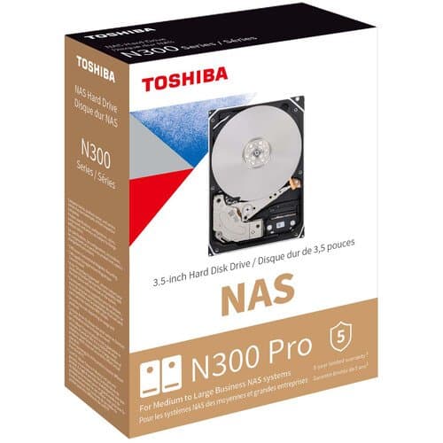 Toshiba 4TB N300 PRO 7200 rpm SATA III 3.5" Internal NAS HDD