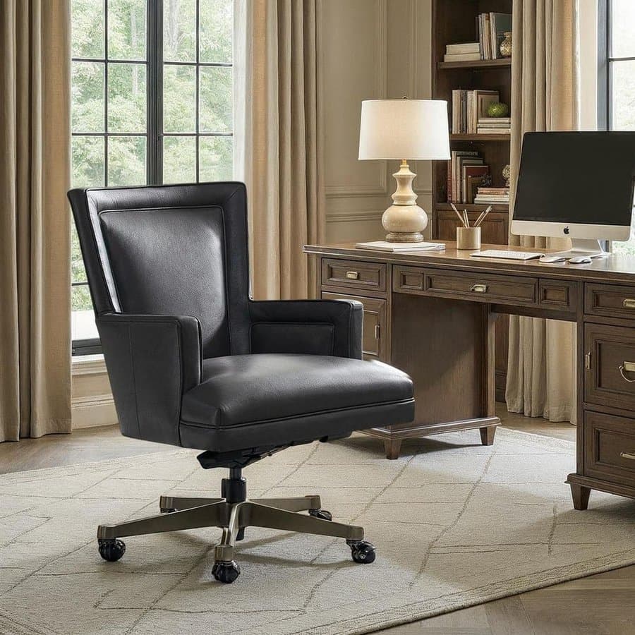 JAYDEN CREATION Office Chair Office Chairs Leather