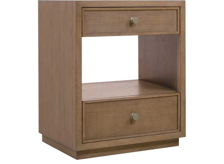 Hooker Furniture Sonnet Nightstand with Two Drawers, Wren