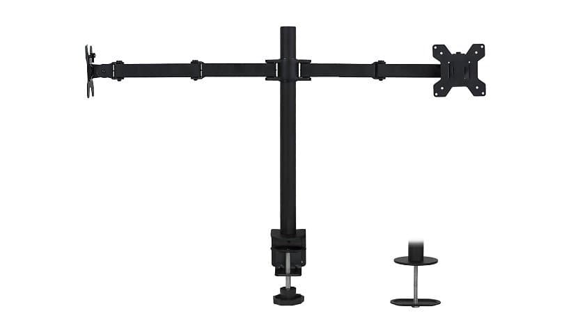Mount-It! Full Motion Dual Monitor Desk Mount for 13-32" Monitors