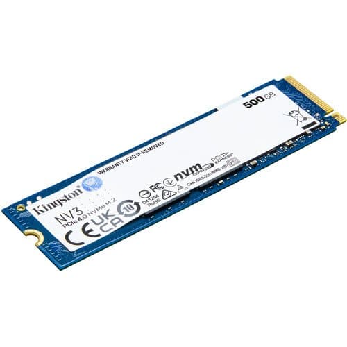 Kingston 500GB NV3 NVMe M.2 PCIe 4.0 SSD