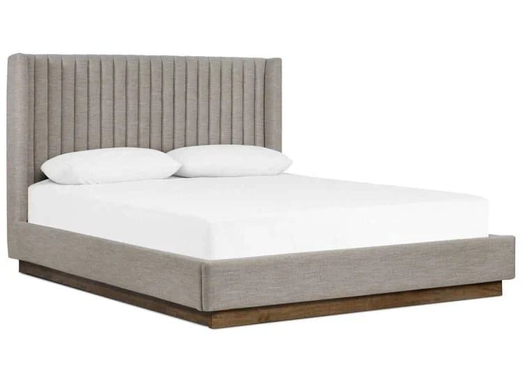 Four Hands Montgomery Bed-King-in Savile Flannel Performance Fabric