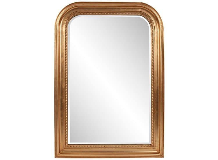 Howard Elliott The French Philippe Vanity Mirror, Gold Leaf Finish