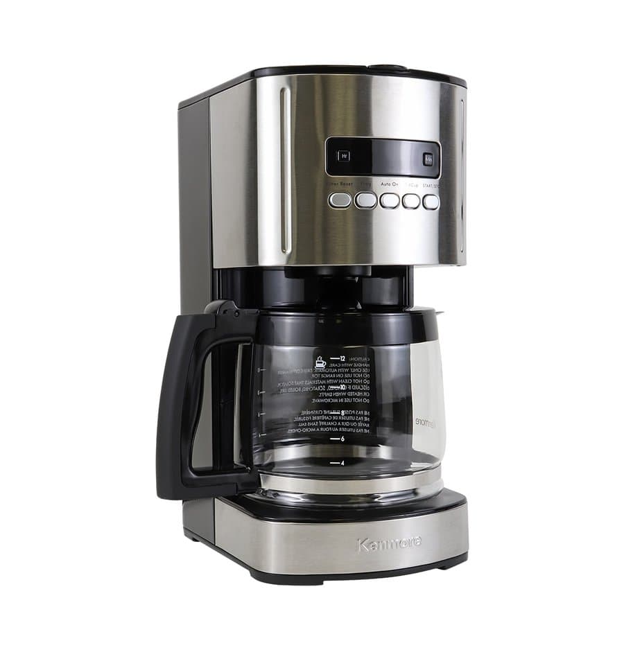 Kenmore Programmable 12 -Cup Programmable Residential Drip coffee maker with Automatic Shut-Off ( Stainless Steel and Black )